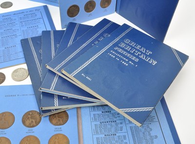 Lot 488 - WHITMAN - NINETEEN PART COMPLETE BRITAIN COIN FOLDERS