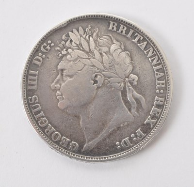 Lot 484 - 1821 GEORGE IV SILVER CROWN COIN