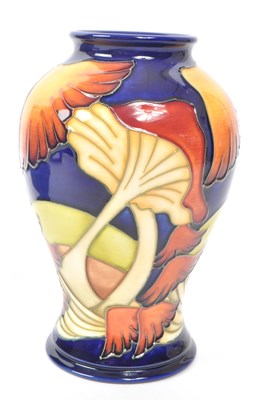 Lot 72 - MOORCROFT - MODERN CERAMIC VASE IN THE PARASOL DANCE PATTERN