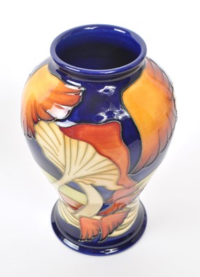 Lot 72 - MOORCROFT - MODERN CERAMIC VASE IN THE PARASOL DANCE PATTERN