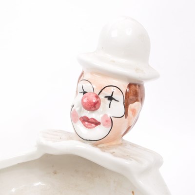Lot 74 - MID 20TH CENTURY ITALIAN CERAMIC CLOWN PLANT POT
