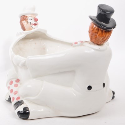 Lot 74 - MID 20TH CENTURY ITALIAN CERAMIC CLOWN PLANT POT