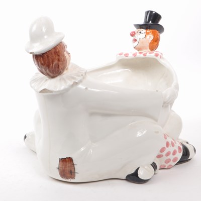 Lot 74 - MID 20TH CENTURY ITALIAN CERAMIC CLOWN PLANT POT