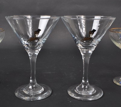 Lot 81 - BABYCHAM - EIGHT MID CENTURY GLASSES