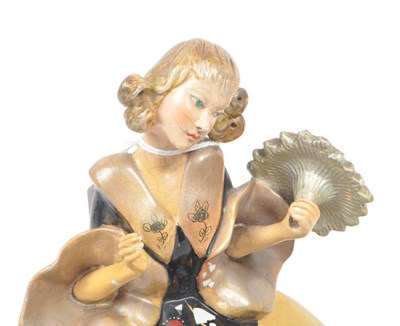 Lot 84 - WADE - 1930S ART DECO DAISETTE FIGURE