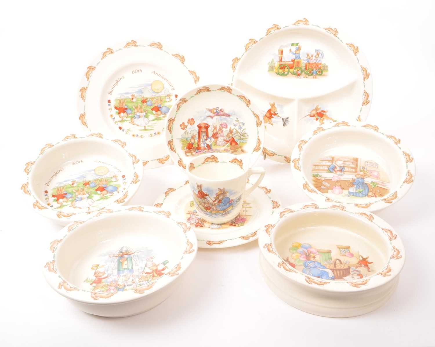 Lot 85 - ROYAL DOULTON - BUNNYKINS - COLLECTION OF CHINA DISPLAY PLATES
