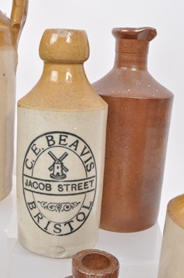 Lot 89 - COLLECTION OF STONEWARE & GLASS BOTTLES