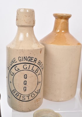 Lot 89 - COLLECTION OF STONEWARE & GLASS BOTTLES