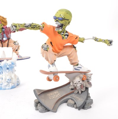 Lot 95 - PIRANHA STUDIOS - EXTREME ZOMBIES - COLLECTION OF FOUR RESIN FIGURES