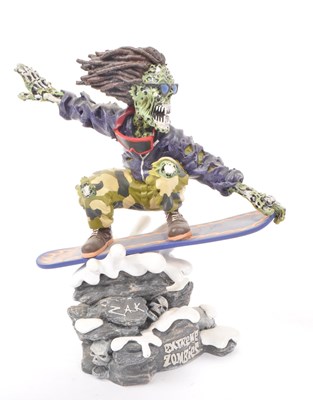 Lot 95 - PIRANHA STUDIOS - EXTREME ZOMBIES - COLLECTION OF FOUR RESIN FIGURES