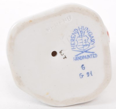 Lot 109 - HEREND - VINTAGE 20TH CENTURY PORCELAIN DUCK