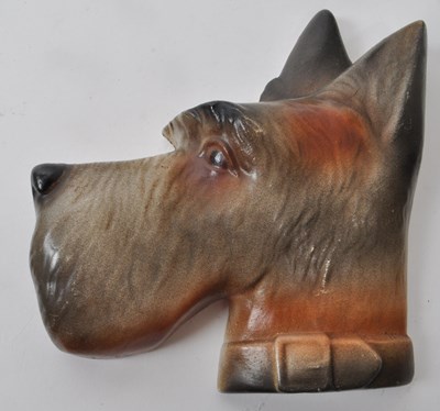Lot 88 - TWO EARLY 20TH CENTURY CERAMIC 1920S ART DECO WALL HANGINGS