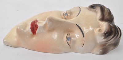 Lot 88 - TWO EARLY 20TH CENTURY CERAMIC 1920S ART DECO WALL HANGINGS