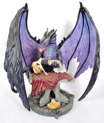 Lot 338 - COLLECTION OF SIX 21ST CENTURY DRAGON FIGURES