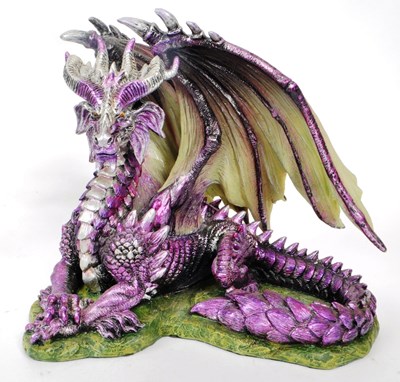 Lot 338 - COLLECTION OF SIX 21ST CENTURY DRAGON FIGURES