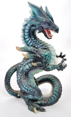 Lot 338 - COLLECTION OF SIX 21ST CENTURY DRAGON FIGURES