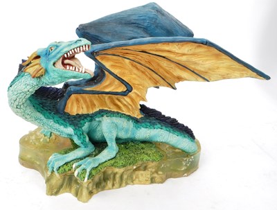 Lot 338 - COLLECTION OF SIX 21ST CENTURY DRAGON FIGURES