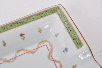Lot 127 - HAVILAND LIMOGES - VIEUX PARIS VERT ASHTRAY