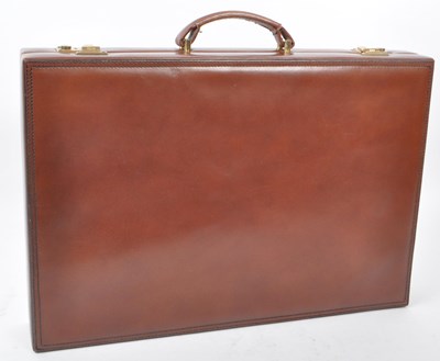 Lot 342 - ASPREY - VINTAGE LEATHER BACKGAMMON ATTACHE