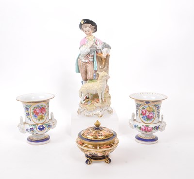 Lot 131 - DRESDEN - COLLECTION OF 19TH / 20TH CENTURY PORCELAIN CHINA PIECES