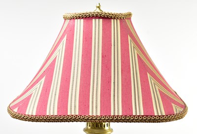 Lot 41 - FREDERICK COOPER LAMPS - PAIR OF HIGH END DESIGN BRASS DESK LAMPS