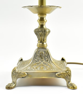 Lot 41 - FREDERICK COOPER LAMPS - PAIR OF HIGH END DESIGN BRASS DESK LAMPS