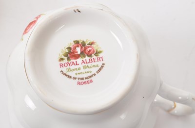 Lot 135 - COLLECTION OF 20TH CENTURY FINE BONE CHINA TEAPOTS, CUPS AND SAUCERS
