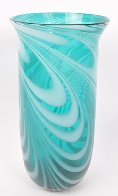 Lot 136 - TWO MID CENTURY GLASS VASES