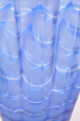 Lot 136 - TWO MID CENTURY GLASS VASES