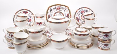 Lot 137 - ROYAL WORCESTER - PRINCE REGENT - COLLECTION OF 1994 TEA SERVICE PIECES