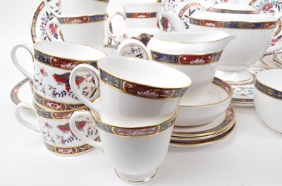 Lot 137 - ROYAL WORCESTER - PRINCE REGENT - COLLECTION OF 1994 TEA SERVICE PIECES