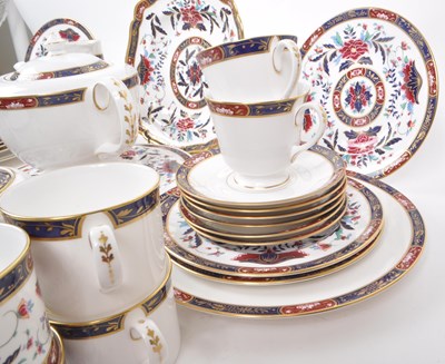 Lot 137 - ROYAL WORCESTER - PRINCE REGENT - COLLECTION OF 1994 TEA SERVICE PIECES