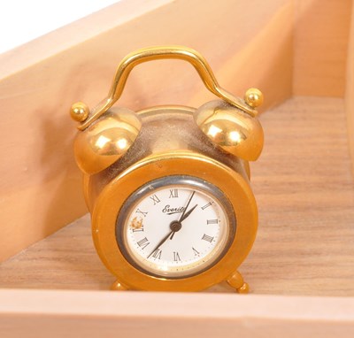 Lot 212 - COLLECTION OF TWELVE MINIATURE NOVELTY CLOCKS