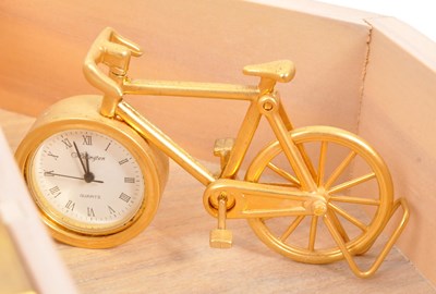 Lot 212 - COLLECTION OF TWELVE MINIATURE NOVELTY CLOCKS