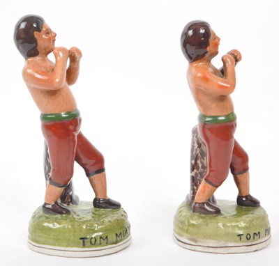 Lot 161 - TOM MOLYNEUX - PAIR OF 19TH CENTURY BOXER FIGURES