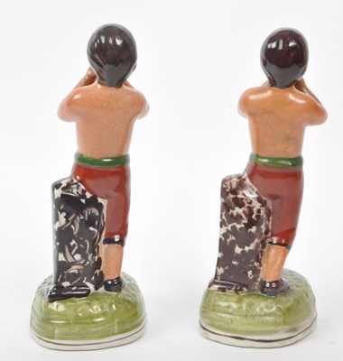 Lot 161 - TOM MOLYNEUX - PAIR OF 19TH CENTURY BOXER FIGURES
