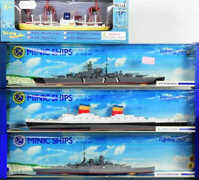 Lot 261 - TRIANG - COLLECTION OF TRIANG MINIC SHIPS