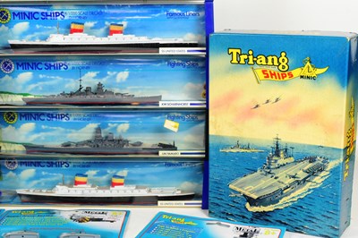 Lot 261 - TRIANG - COLLECTION OF TRIANG MINIC SHIPS
