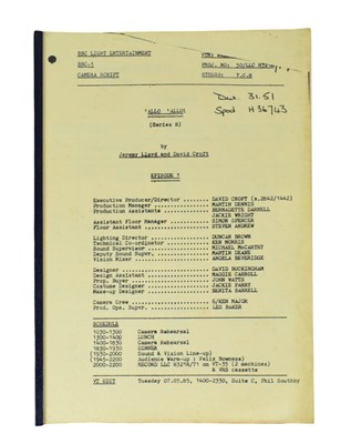 Lot 58 - 'ALLO 'ALLO! (BBC SITCOM) - ORIGINAL SERIES TWO PRODUCTION SCRIPT