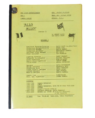 Lot 71 - 'ALLO 'ALLO! (BBC SITCOM) - ORIGINAL SERIES THREE CAMERA SCRIPT