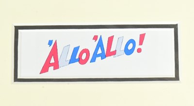 Lot 74 - 'ALLO 'ALLO (BBC SITCOM) - GORDON KAYE & CARMEN SILVERA AUTOGRAPHS