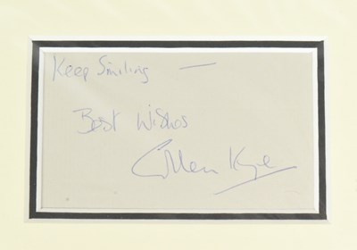 Lot 74 - 'ALLO 'ALLO (BBC SITCOM) - GORDON KAYE & CARMEN SILVERA AUTOGRAPHS
