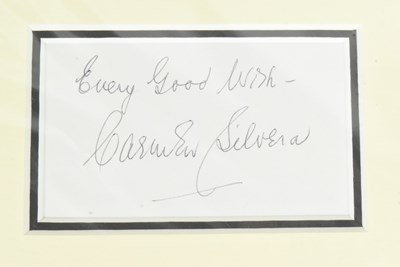 Lot 74 - 'ALLO 'ALLO (BBC SITCOM) - GORDON KAYE & CARMEN SILVERA AUTOGRAPHS