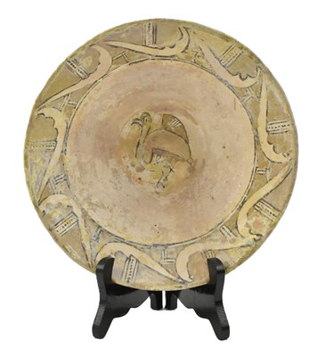 Lot 222 - IRAM, NISHAPURKUSHAN POTTERY BOWL 十世纪中东陶碗