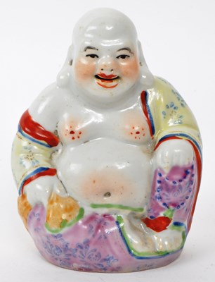 Lot 168 - EARLY 20TH CENTURY CHINESE PORCELAIN LAUGHING BUDDHA