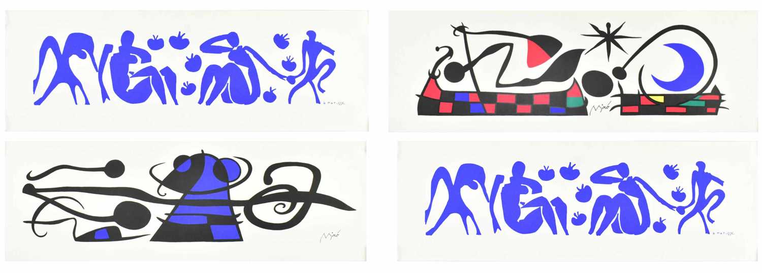 Lot 131 - HENRI MATISSE - FOUR COLOURED SERIGRAPH PRINTS