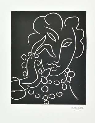 Lot 267 - HENRI MATISSE - FOUR BLACK AND WHITE SERIGRAPH PRINTS