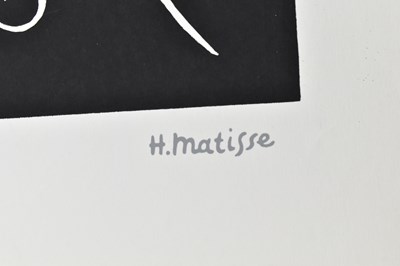 Lot 267 - HENRI MATISSE - FOUR BLACK AND WHITE SERIGRAPH PRINTS