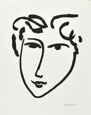 Lot 267 - HENRI MATISSE - FOUR BLACK AND WHITE SERIGRAPH PRINTS