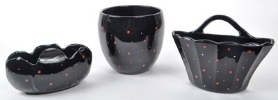 Lot 170 - BAGLEY - COLLECTION OF THREE ART DECO 20TH CENTURY POLKA DOT PIECES